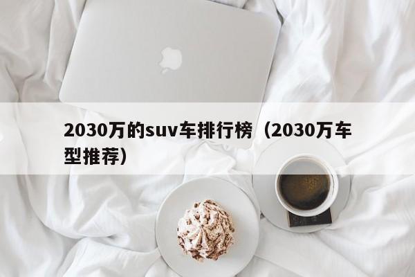 2030万的suv车排行榜（2030万车型推荐）