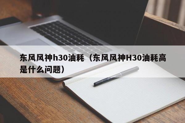 东风风神h30油耗（东风风神H30油耗高是什么问题）